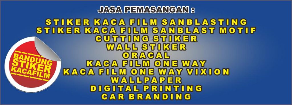  Bandung  Stiker  Kaca  Film  Kaca  Film  Sanblasting Cutting 